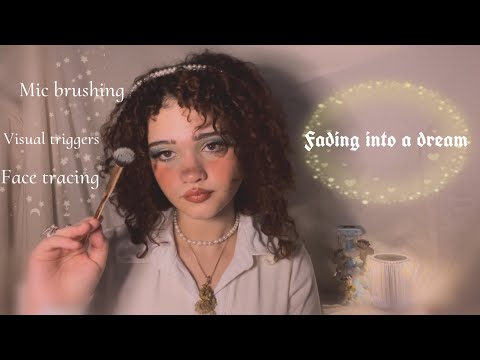 Asmr Fading into a dream☁️echo effect,mic brushing, mic gripping,clicky mouth sounds,visual triggers