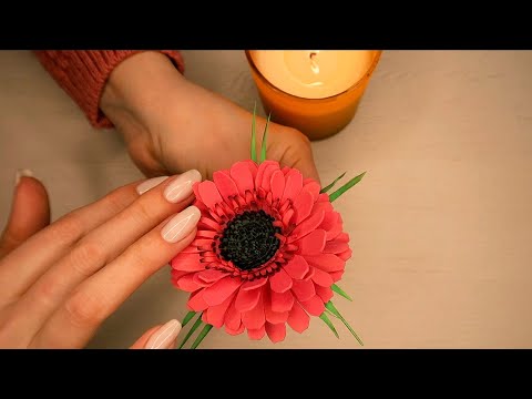 ASMR 🌺 FLOWER with your own hands from foamiran / DIY