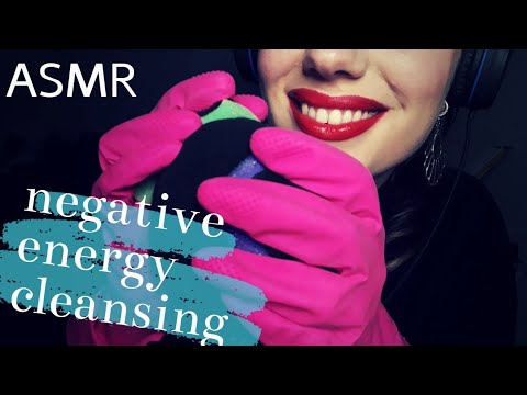 ASMR 🛀🧽 Negative Energy Cleansing 🛀🧼Plucking, pulling, Gloves, whispering in serbian