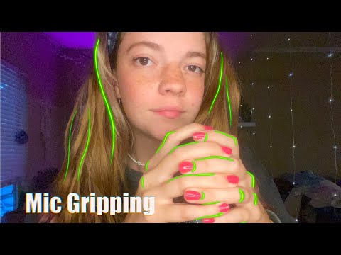ASMR Intense Mic Gripping & Rubbing | mouth sounds, mic scratching, hand movements & more