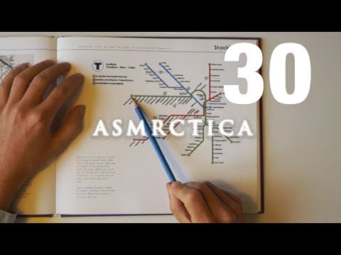 ASMR Metro Map of Stockholm - Soft spoken Geography Show and Tell
