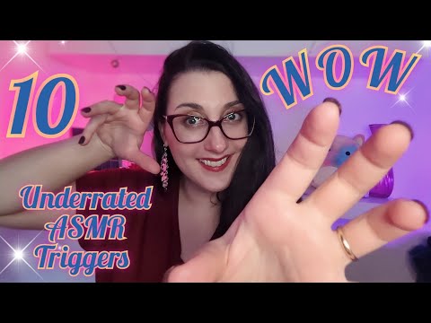 10 UNDERRATED ASMR TRIGGERS.. Can they make YOU Tingle?
