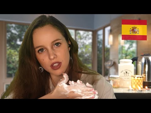 ASMR Spanish Spa Facial Massage - Masaje facial en español