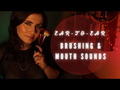 ASMR ❤️ Extra Sensitivity | Ear-to-Ear Brushing, Mouth Sounds and Blowing