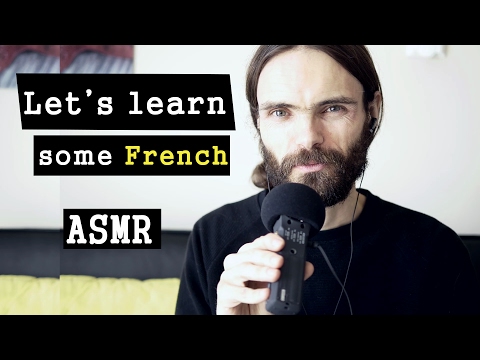 English ASMR - Let me be your French teacher (Soft spoken and a few whispers)