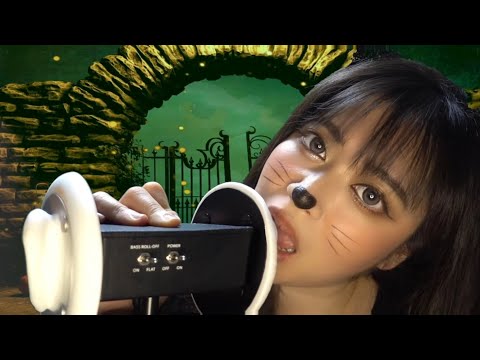 【ASMR】Cat Woman Ear 👅ing for Sleep and Relaxation
