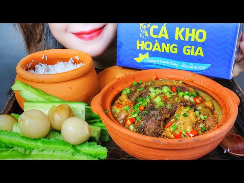 ASMR BRAISED FISH PORTION FROM HOANG GIA SEAFOOD , EATING SOUNDS | LINH-ASMR