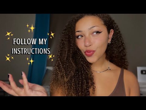 ASMR | Follow My Instructions If You Need To Sleep NOW! 💋