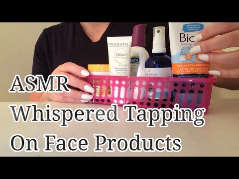 ASMR Whispered Tapping On Face Products