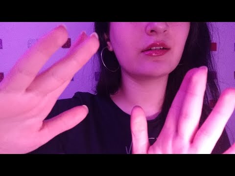 ASMR |Tongue flutters and face petting🤍👐🏻