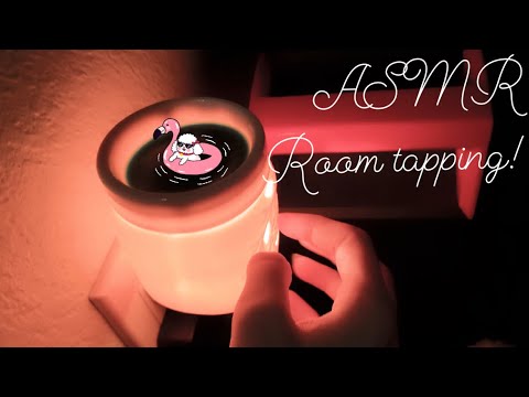 ASMR Room Tapping! Many Tingles😍 Whispers, Scratching, Fabric Sounds