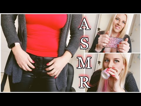 ASMR scratching clothes ( fabric sounds) & fast loud tapping / scratching random item