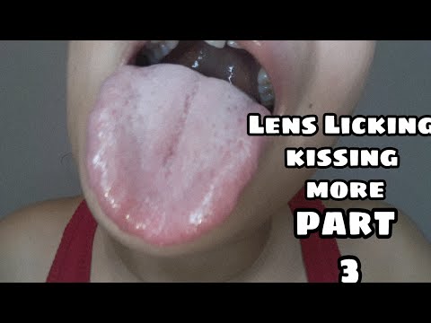 LENS LICKING WITH SOUNDS EFFECTS AND MORE ..
