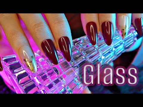 ASMR Textured Glass Scratching | Some Scratch Tapping | Fast | No Talking