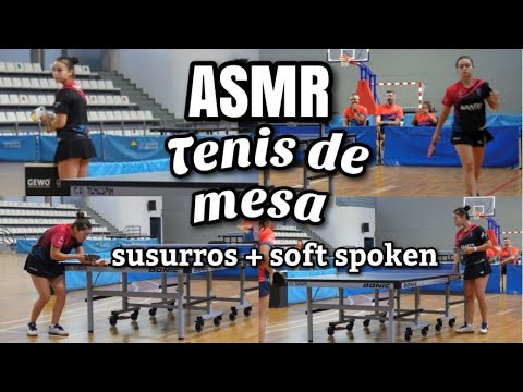 ASMR TENIS DE MESA!🏓💪🏻ASMR TABLE TENNIS Susurros/soft spoken/talking español para dormir-Pandasmr