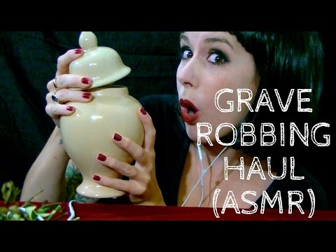 Grave Robbing Haul: Binaural ASMR with Crinkling and Tapping for Relaxation