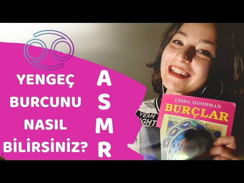 Size Kitap Okuyorum, Yengeç Burcunun Özellikleri 🥰 | ASMR Türkçe Yakın Fısıltı