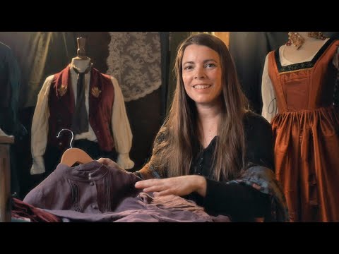 Historical & Fantasy Costuming | ASMR (fabric and paper sounds, tracing, soft spoken)