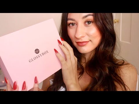 ASMR Glossybox November Unboxing! 😍 beauty products, tapping & whispering for sleep