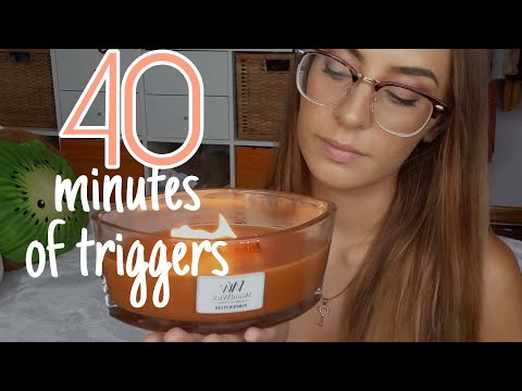 ASMR | 40 MINUTES of Triggers for Sleep ( Inaudible, Tapping, Personal Attention etc)