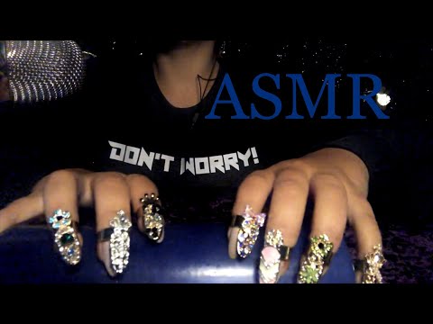 Candle Tapping ASMR with jewel nail rings💎