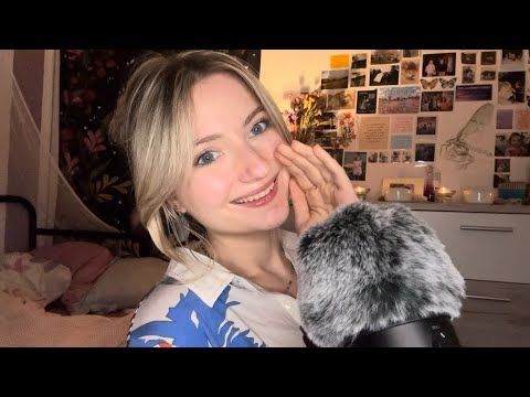 ASMR| repeating my intro and outro| with cupped whispering