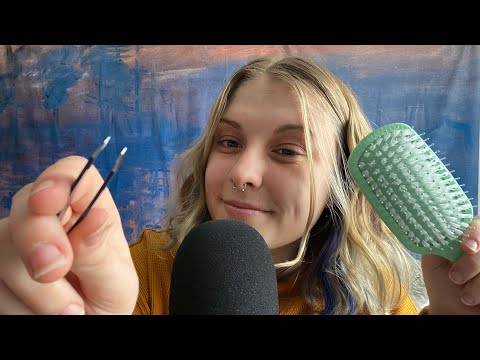 ASMR│personal attention triggers, mouth sounds, and inaudible whispering 👄🧹