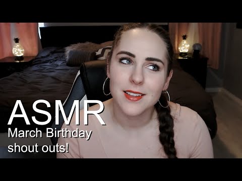 March Birthday shout-outs!!!