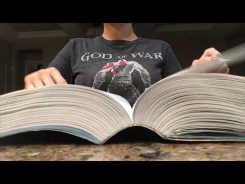 ASMR Fast Page Turning - 1,000+ Page Book (Tapping only at beginning/end)