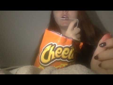 ASMR Crunchy Hot Cheetos