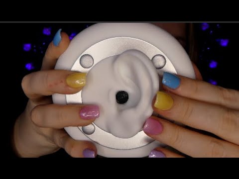 ASMR | Soft Inner Ear Scratching,  Mouth Sounds, Triggers, Visuals.
