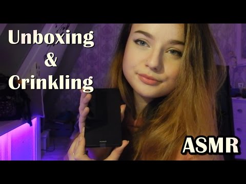 ASMR Unboxing New Phone - Whispering and Crinkling Sounds