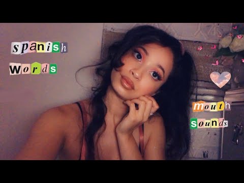 ASMR~ Spanish to English/close up mouth sounds ♡ ♡