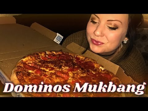 ASMR Dominos Pizza Mukbang Eating Show | Soft Spoken
