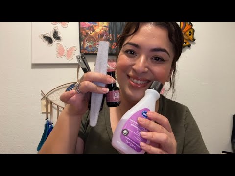 ASMR| Giving you a manicure 💅🏻- Nail salon roleplay