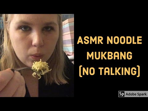 ASMR Chicken Noodles Mukbang (No Talking)
