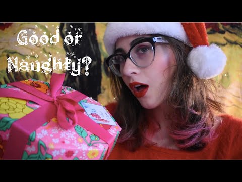 ASMR | Have You Been Good or Naughty? Holiday RP 🎅🎄 | Gum Chewing, Candy Sounds, Whispering