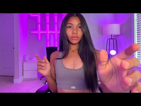 ASMR | Fast & Aggressive Hands Sounds, Collar Bone Tapping, Strap Snapping & Mouth Sounds ⚡️✨