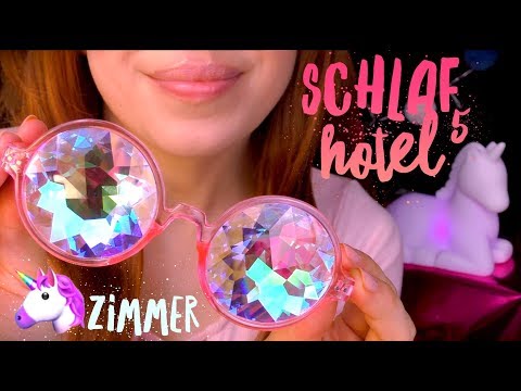 ★ASMR [deutsch]★ magische Träume im Einhorn Zimmer 🦄SCHLAF HOTEL | Dream Play ASMR