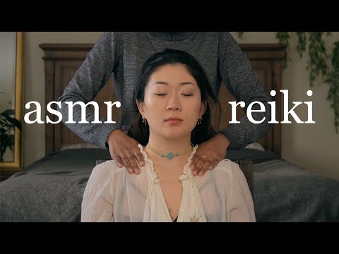 ASMR Reiki Real Person Massage, Sound Healing & Chakra Balancing w/ Crystal Cleanse 🔥