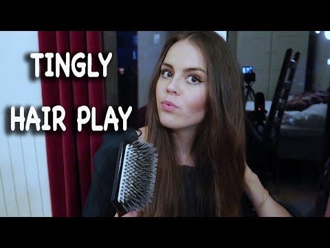 [ASMR] Playing With My Long Hair // (Brushing & Braiding)