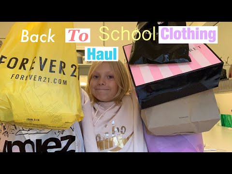 Back to school clothing hall
