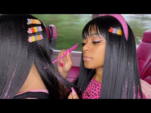 ASMR | 💘 Girl Who Is Secretly OBSESSED With You Plays With Your Hair On The School Bus 🚌