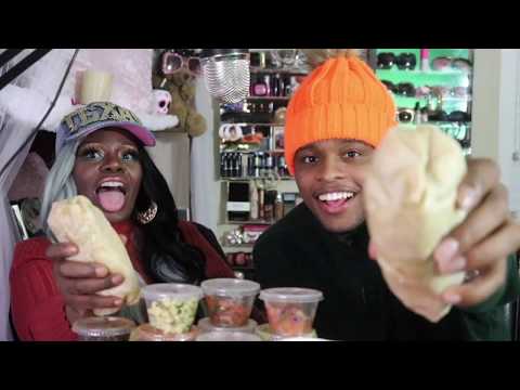 ASMR Loaded Chipotle Burrito Eating Sounds