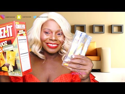 Snack MUKBANG ASMR EATING SOUNDS String Cheese/ Cheezit