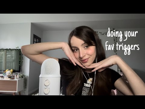 ASMR doing your favorite triggers! (10k special)
