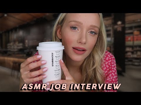 ASMR Starbucks Job Interview 👩🏼‍💻☕️ (Tapping, Typing) | GwenGwiz