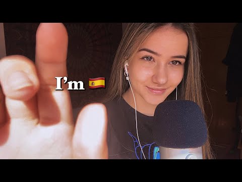 ASMR IN ENGLISH REPEATING TRIGGERS WORDS & HANDS MOVEMENTS  ❤️