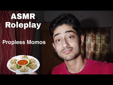 ASMR Hindi Roleplay • Fast Food Corner • Propless Dumplings • Mouth Sounds 😋