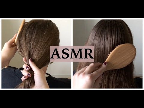 ASMR Relaxing Hair Brushing and Hair Play 💆🏽‍♀️ (Spraying, Brushing, Scalp Scratching)